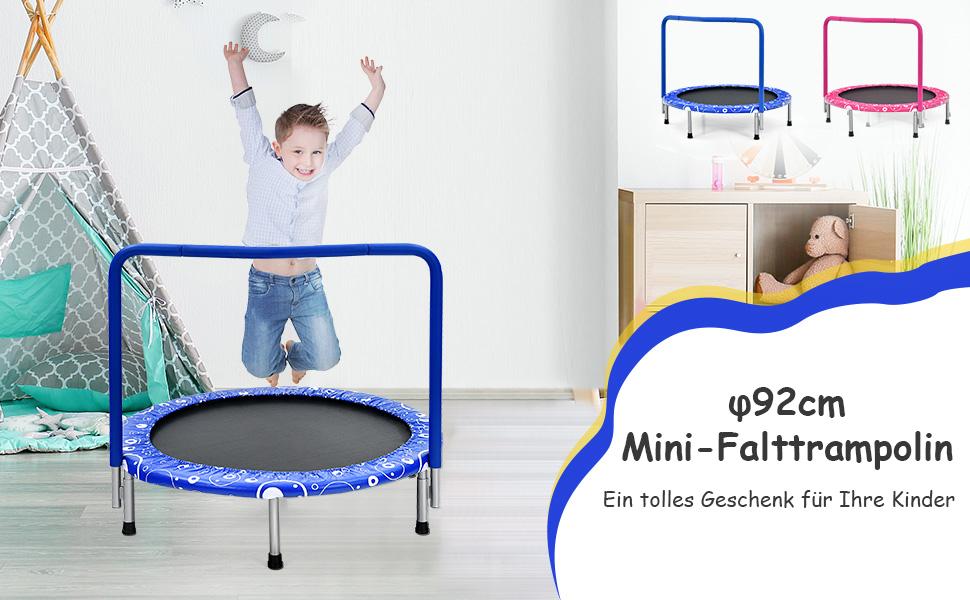 92 cm hopfällbar minitrampolin