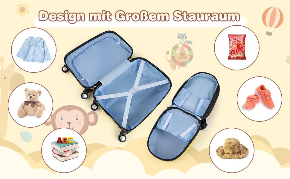 barnbagageset med ryggsäck