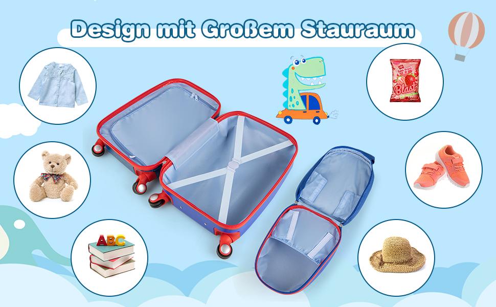 barnbagageset med ryggsäck