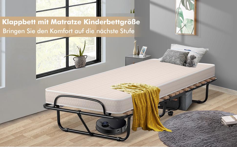 hopfällbar säng