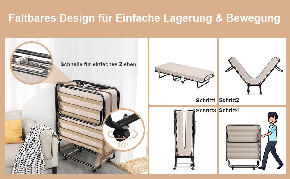 rullbart gästsäng