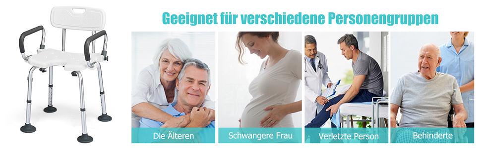 Medicinsk duschstol