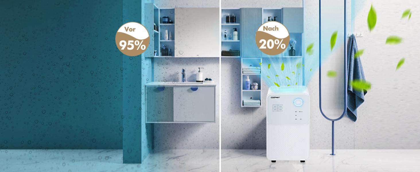 avfuktare för hemmet med torkläge för tvätt