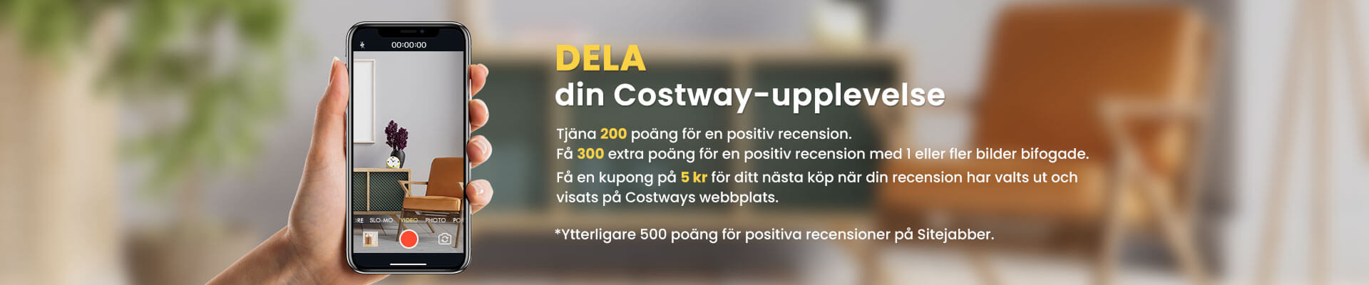 Share your costway Experience